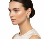 BRINCO ARGOLA SARA BANHADO A OURO 18K