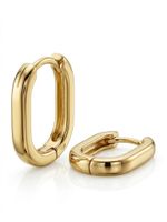 BRINCO ARGOLINHA MARIA M BANHADO EM OURO 18K