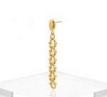 BRINCO CASCATA ELOS GRADUADOS BANHADO A OURO 18K