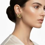BRINCO CORAÇÃO ORGANICO BANHADO EM OURO 18K