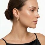 BRINCO GOTA BOLD BANHADO A OURO 18K