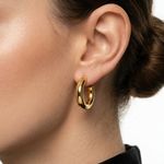 BRINCO LILLY M BANHADO A OURO 18K