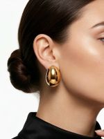 BRINCO MAXI JULIANA - BANHADO EM OURO 18K