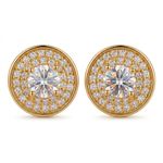 BRINCO SAFIRA CRAVEJA COM ZIRCONIAS - BANHADO EM OURO 18K