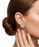 BRINCO SAFIRA CRAVEJA COM ZIRCONIAS - BANHADO EM OURO 18K