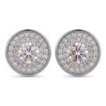BRINCO SAFIRA CRAVEJA COM ZIRCONIAS - BANHADO EM PRATA 925