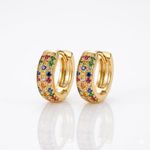 BRINCO SERENA MINI BANHADO A OURO 18K