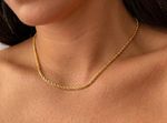 CHOKER CORDÃO BAIANO 2MM BANHADO EM OURO 18K