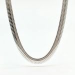 CHOKER ESPINHA DE PEIXE COM REGULAGEM BANHADO EM PRATA 925