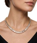 CHOKER REGULÁVEL BAGUETE GOLD BANHADO EM OURO 18K