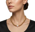 COLAR AURORA - BANHADO EM OURO 18K