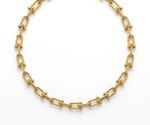 COLAR ELOS TIFFANY BANHADO EM OURO 18K
