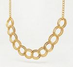 COLAR MAXI ELOS DUPLOS COM REGULAGEM BANHADO EM OURO 18K