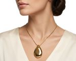 COLAR MAXI GOTA BANHADO EM OURO 18K