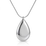 COLAR MAXI GOTA BANHADO EM PRATA 925