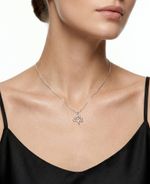 COLAR MINI ÁRVORE DA VIDA COM ZIRCONIA - BANHADO EM PRATA 925