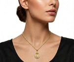 COLAR NOSSA SENHORA APARECIDA - BANHADO A OURO 18K