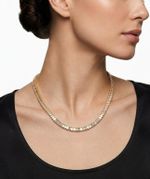 COLAR RIVIERA LOVE BANHADO EM OURO 18K