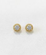 CONJUNTO COLAR + BRINCO PONTO DE LUZ - BANHADO EM OURO 18K