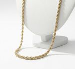 CORDÃO BAIANO MIX DE BANHOS OURO 18K E PRATA 925