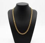 CORRENTE MASCULINA BANHADA A OURO ENVELHECIDO 18K