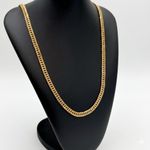 CORRENTE MASCULINA BANHADA A OURO ENVELHECIDO 18K