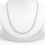 CORRENTE MASCULINA CARTIER 60 CM - BANHADO A PRATA 925