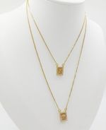 ESCAPULÁRIO ESPÍRITO SANTO + CRUZ BANHADO EM OURO 18K