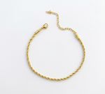 PULSEIRA CORDÃO BAIANO 2MM BANHADO EM OURO 18K