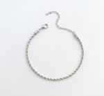 PULSEIRA CORDÃO BAIANO 2MM BANHADO EM PRATA 925