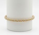 PULSEIRA CORDÃO BAIANO MIX DE BANHOS OURO 18K E PRATA 925
