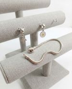 PULSEIRA DE BERLOQUE 16CM BANHADO EM PRATA 925