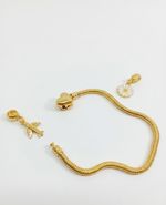 PULSEIRA DE BERLOQUE 16CM BANHADO EM OURO 18K
