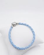 PULSEIRA DE BERLOQUE EM COURINO COM UM BERLOQUE - AZUL