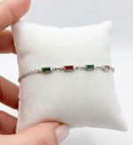 PULSEIRA INFANTIL COLORS - BANHADO EM PRATA 925