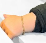 PULSEIRA INFANTIL MASCULINA BANHADO EM OURO 18K
