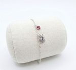 PULSEIRA INFANTIL REGULAVEL UNICORNIO COM ZIRCONIA BANHADA EM PRATA 925