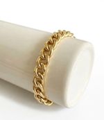 PULSEIRA LIXADA BANHADO EM OURO 18K