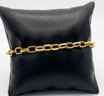 PULSEIRA MASCULINA CARTIER - BANHADO A OURO 18K