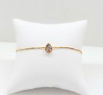 PULSEIRA PONTO DE LUZ GOTA BANHADO EM OURO 18K