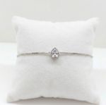 PULSEIRA PONTO DE LUZ GOTA BANHADO EM PRATA 925