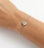 PULSEIRA PONTO DE LUZ GOTA BANHADO EM PRATA 925