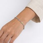 PULSEIRA RAINBOW INFANTIL BANHADO A PRATA 925