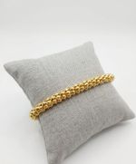PULSEIRA REGULÁVEL LIS BANHADO EM OURO 18K