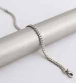 PULSEIRA TRESSE BANHADO EM PRATA 925