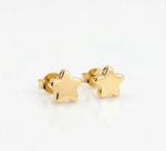 BRINCO INFANTIL ESTRELINHA BANHADO EM OURO 18K