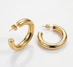 BRINCO LILLY M BANHADO A OURO 18K