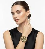 BRACELETE MATELADO CHAPA REDONDA BANHADO EM OURO 18K 
