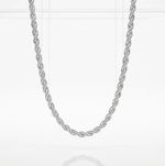 CHOKER INFANTIL CORDÃO BAIANO 1,5mm - BANHADO EM PRATA 925