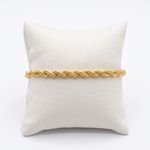 PULSEIRA CORDÃO BAIANO 4MM BANHADO EM OURO 18K